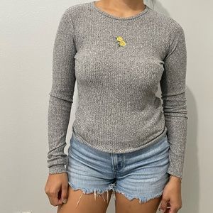 Hollister grey Thermal shirt